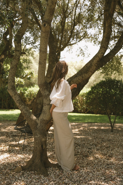ESSENTIAL LINNEN PANTS BEIGE