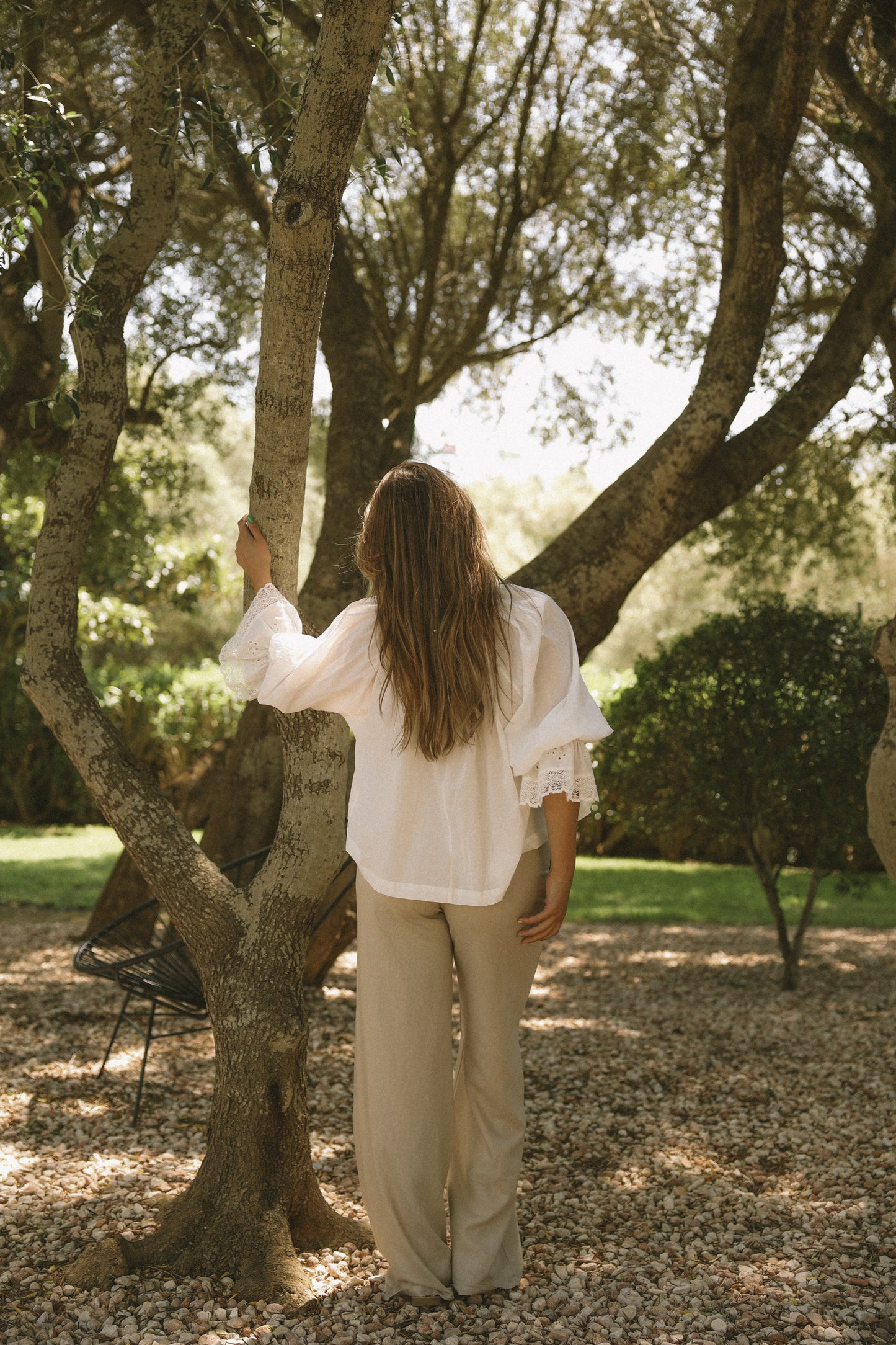 ESSENTIAL LINNEN PANTS BEIGE
