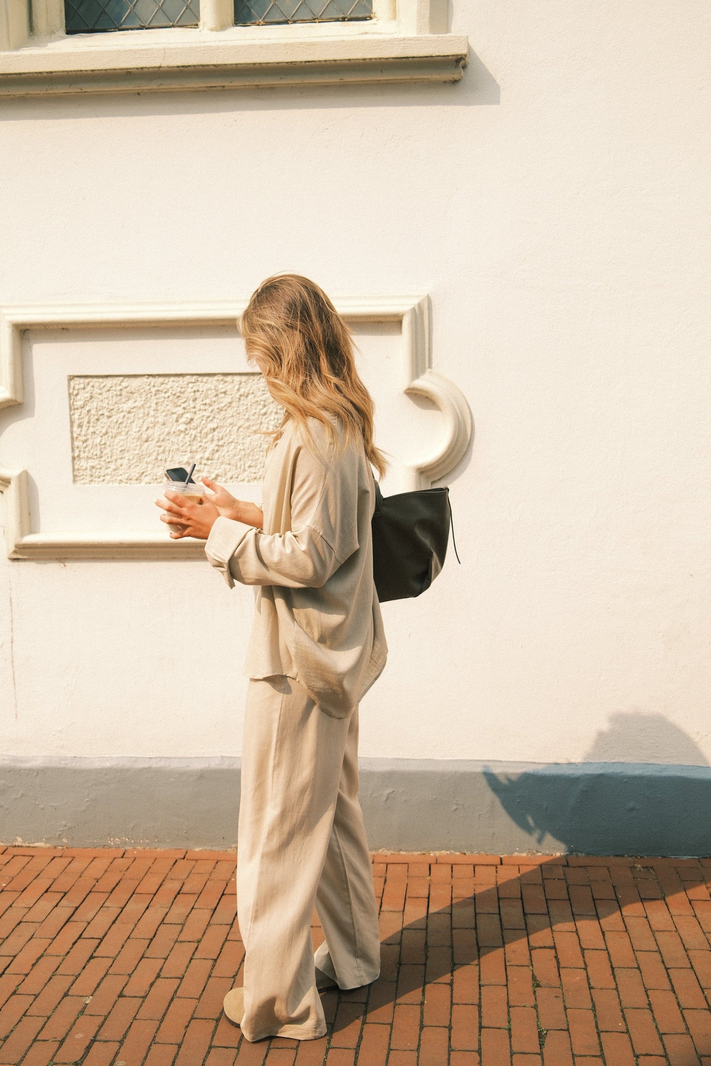 ESSENTIAL LINNEN PANTS BEIGE