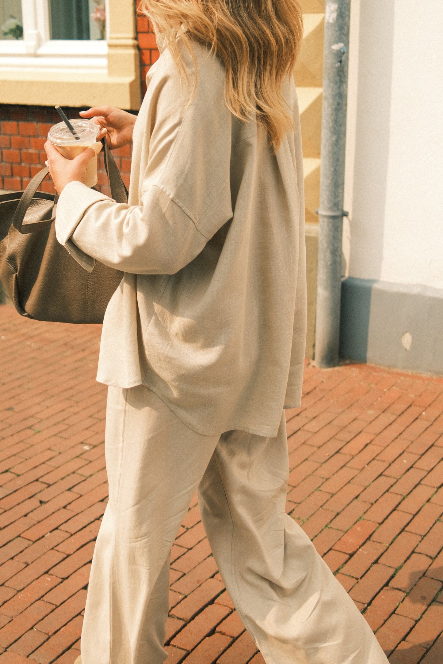 ESSENTIAL LINNEN PANTS BEIGE