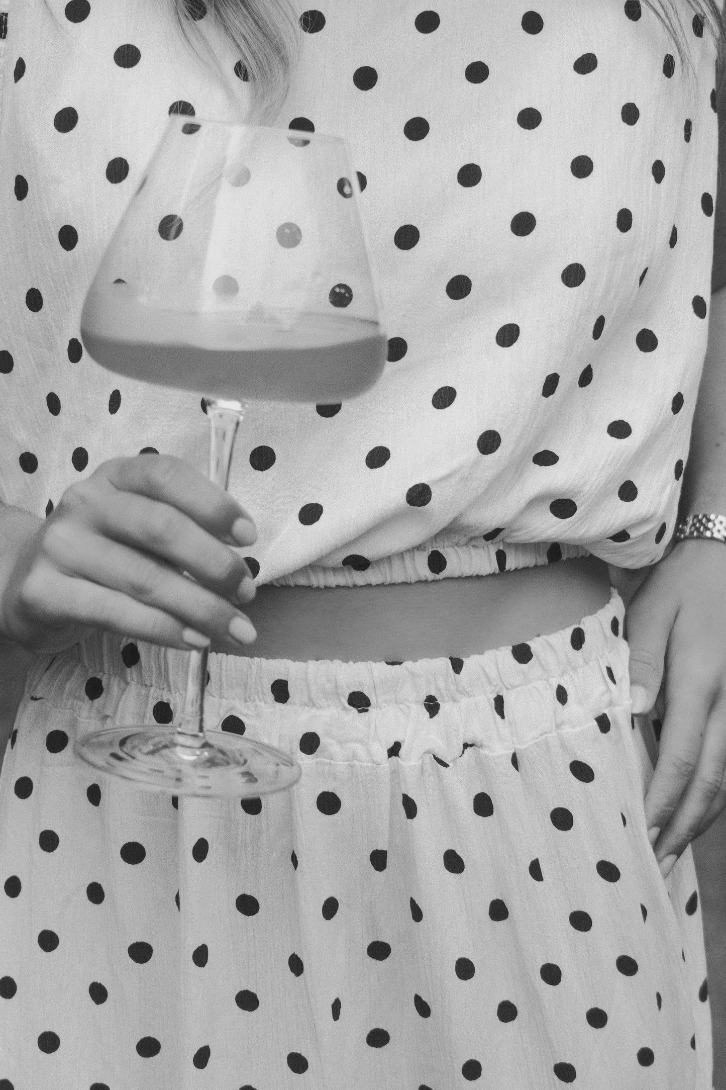POLKADOT SET BLACK/WHITE