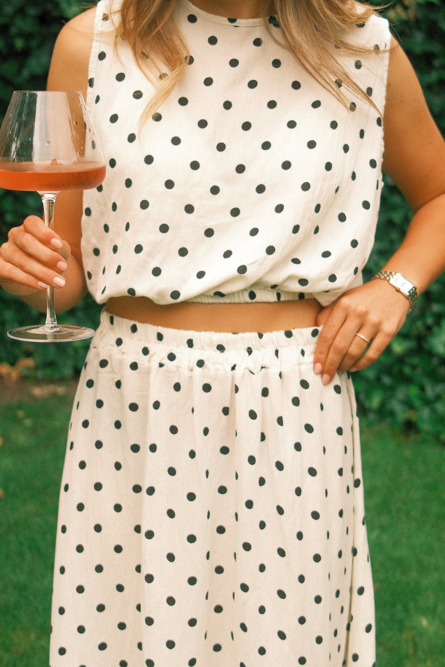 POLKADOT SET BLACK/WHITE