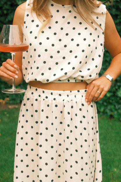 POLKADOT SET BLACK/WHITE