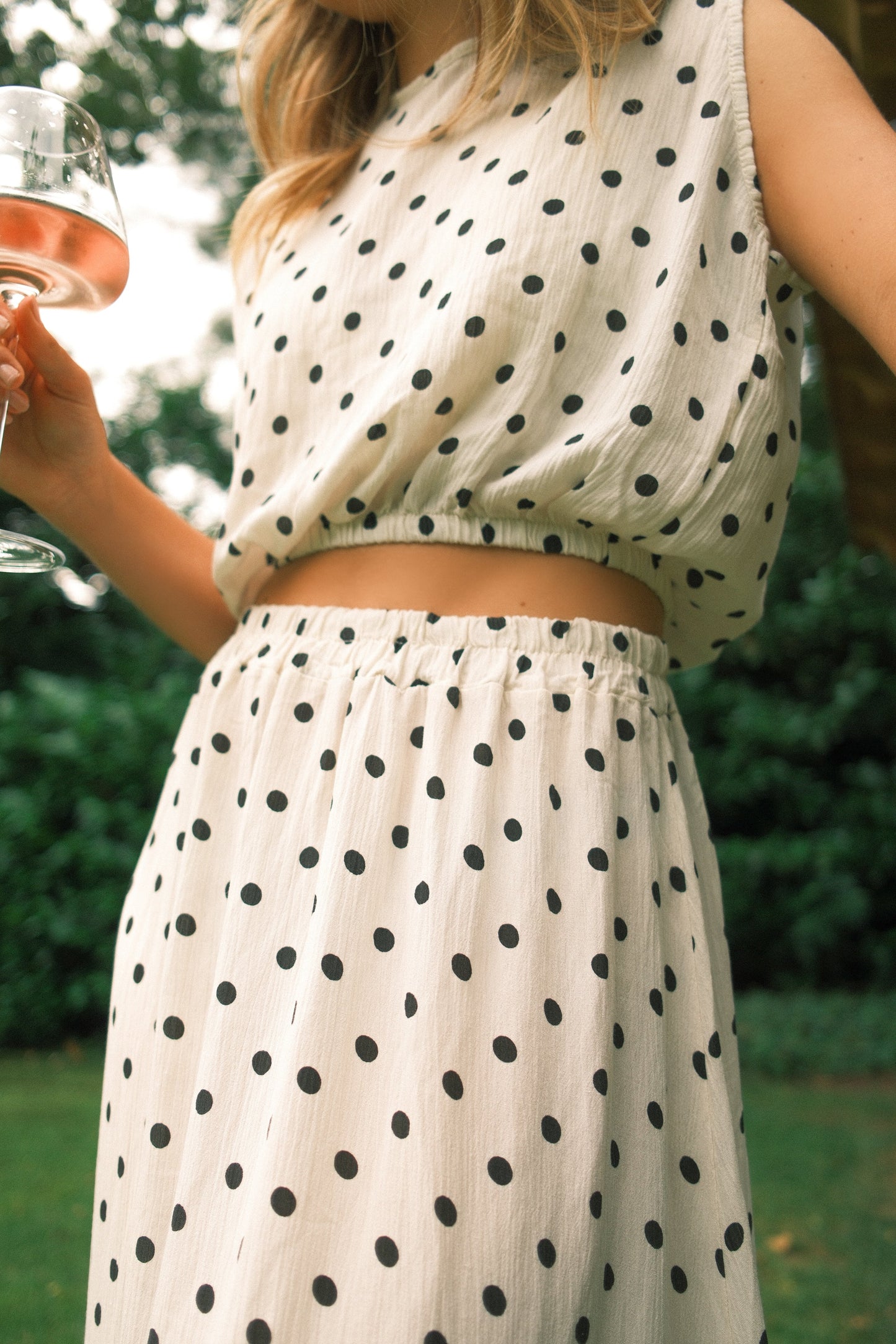 POLKADOT SET BLACK/WHITE