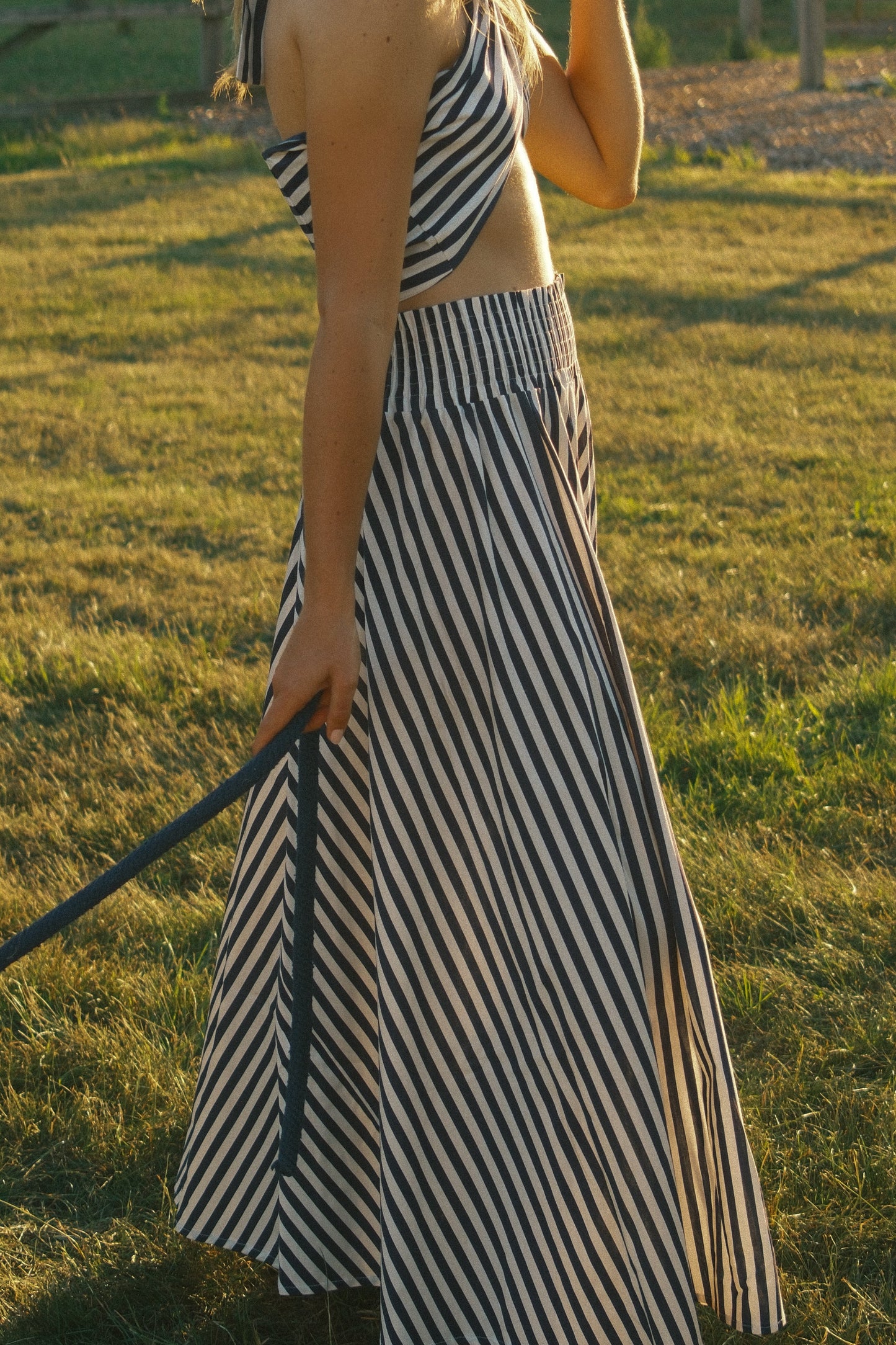 STRIPED HAILEY SET NAVY